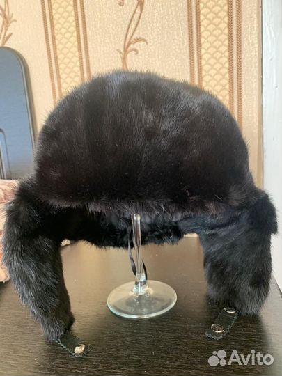 Шапка ушанка мужская натуральный мех