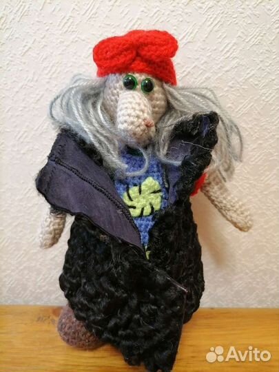 Интерьерная кукла ручной работы, вязаная игрушка р