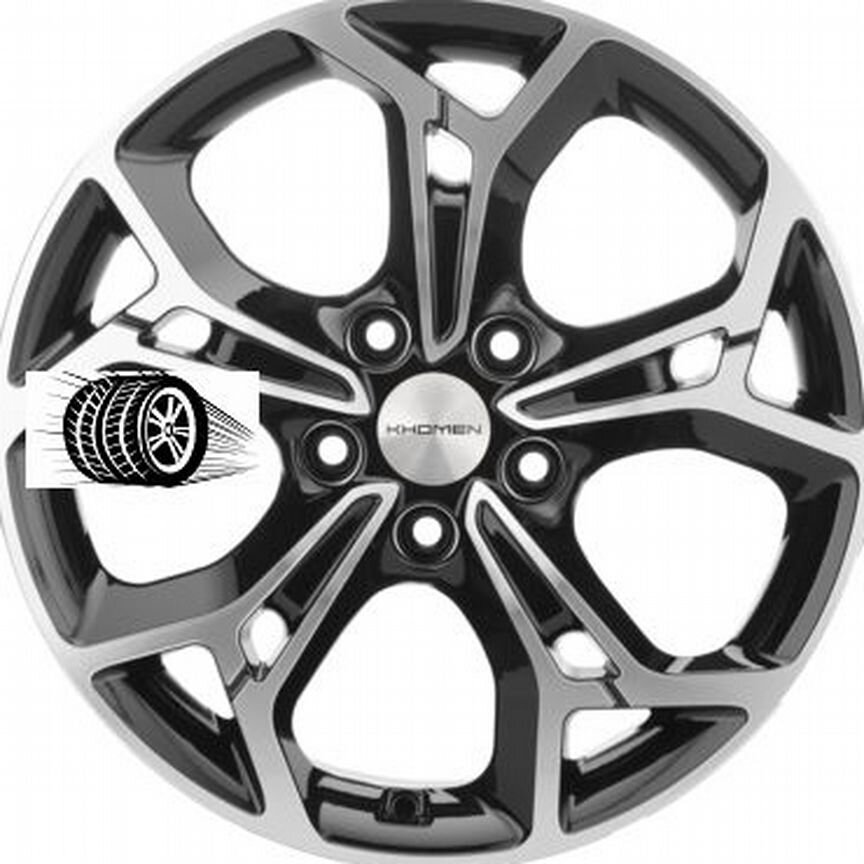 Литые диски Khomen Wheels 7×R17 5×114.3