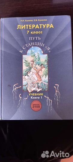 Учебник литературы 7 класс Р.Н. Бунеев,Е.В. Бенеев