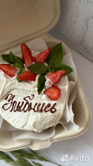 Бенто торт молочная девочка