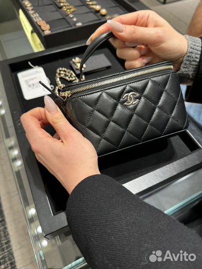 Chanel vanity сумка с ручкой новая оригинал