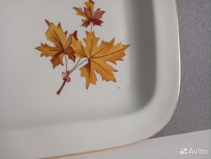 Поднос фарфор дулево