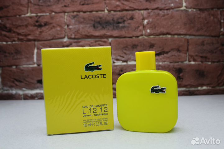Духи Lacoste Jaune Optimistic, лакост