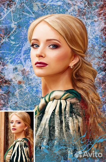 Портрет по фотографии и в обработке Дрим Арт