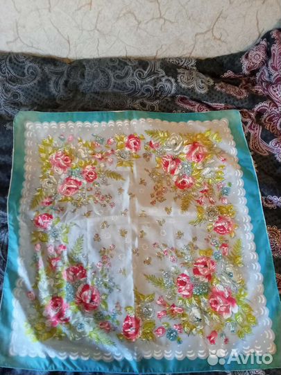 Платок винтаж СССР