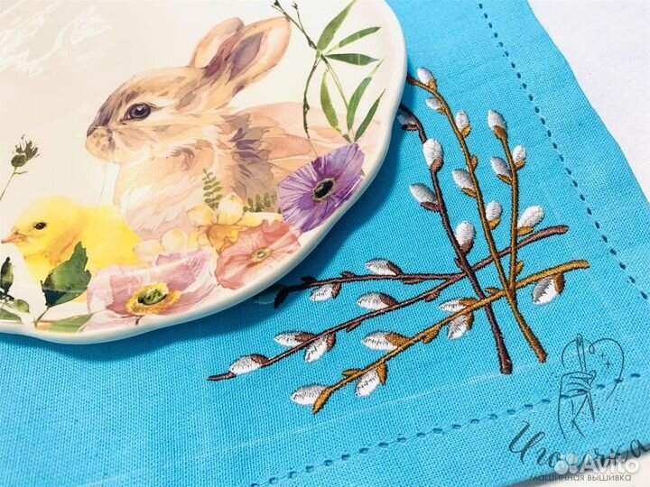 Салфетки с вышивкой