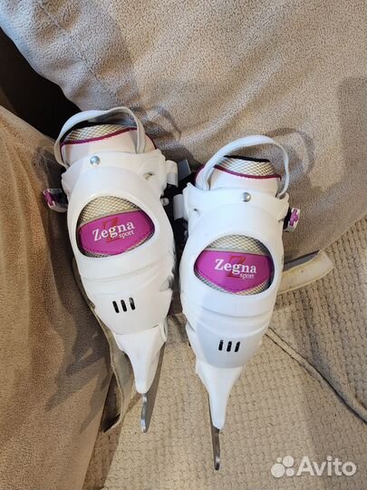 Коньки фигурные раздвижные детские