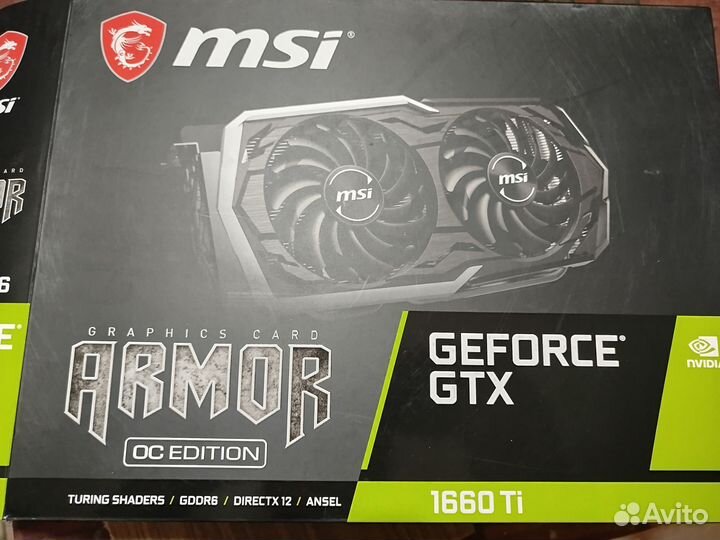 Видеокарта gtx 1660 ti 6gb