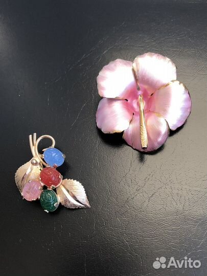 Винтажные броши бижутерия Винтаж