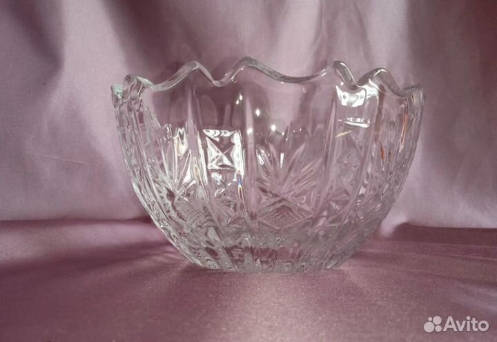 Хрустальная Ваза Салатник Малый СССР