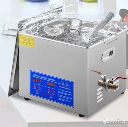 Ультразвуковая ванна 15л с подогревом и таймером