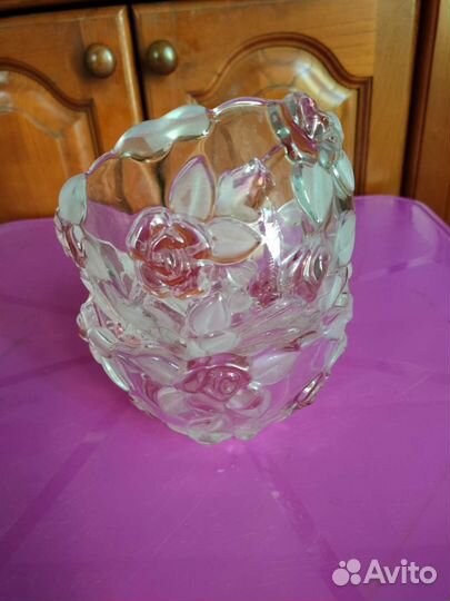 Ваза цветное стекло