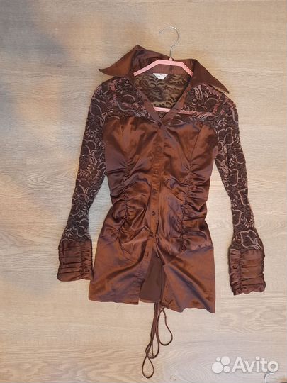 Блуза винтажная y2k