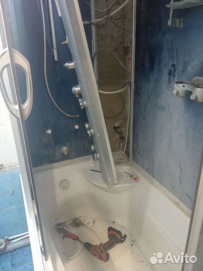 Установка и ремонт душевых кабин и ванн джакузи