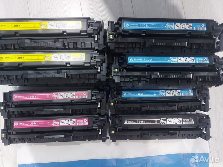 Картридж hp 305A cе410A, cе411A, cе412, cе413a