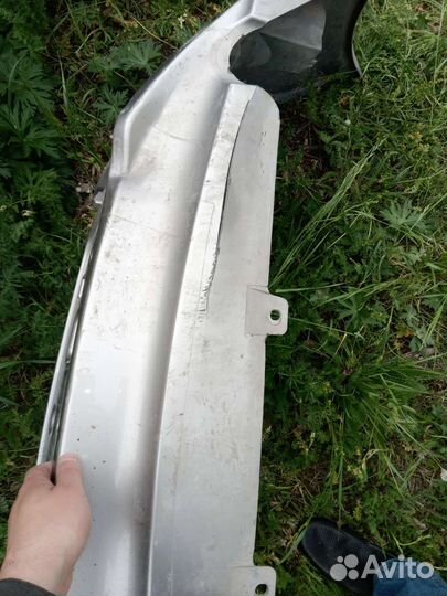 Бампер передний Лада гранта fl с решеткой