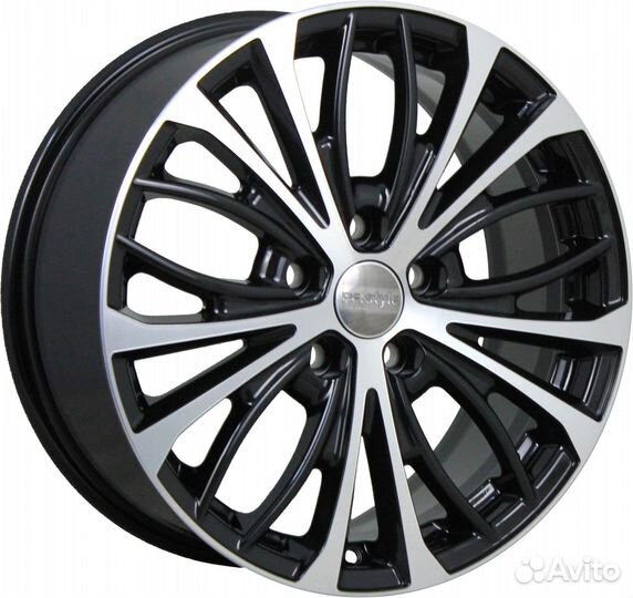 R17 5x112 7,5J ET47 D57,1 K&K кс873 (ZV 17 VW Passat) Алмаз чёрный