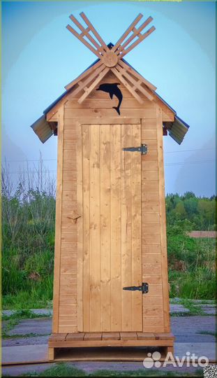 Уличный туалет с установкой ART130