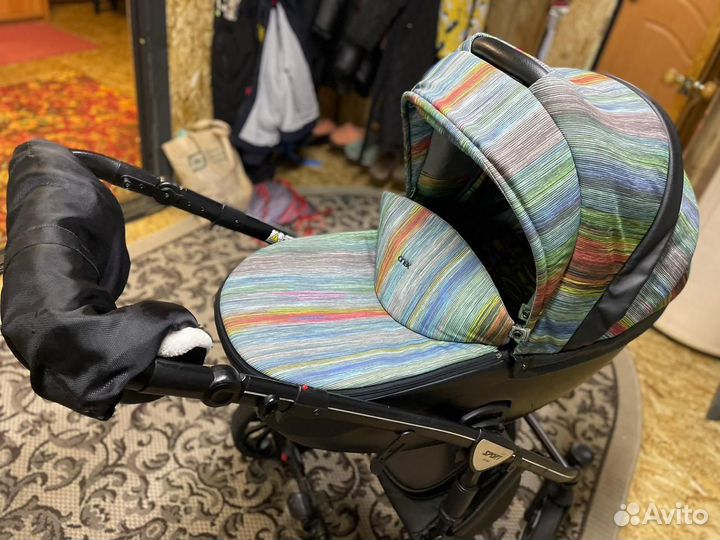 Коляска adamex 3 в 1 бу