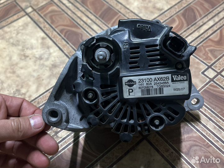Генератор nissan note e11 1.4л