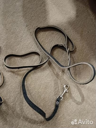 Поводок для собак кожаный