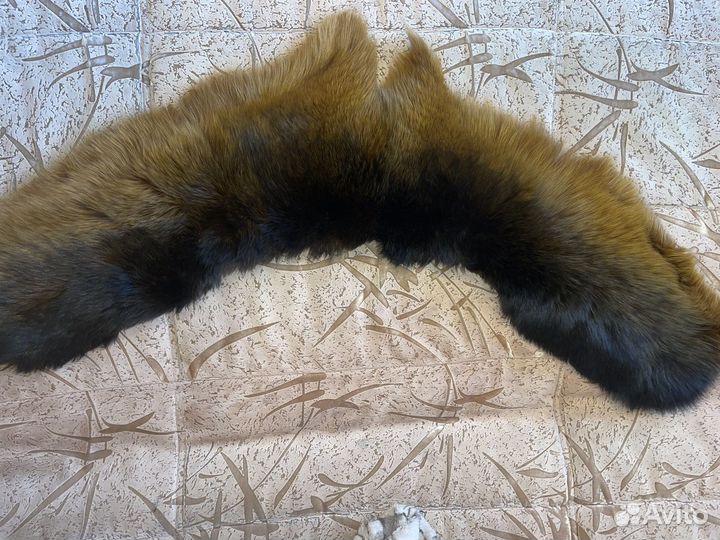 Воротник меховой натур