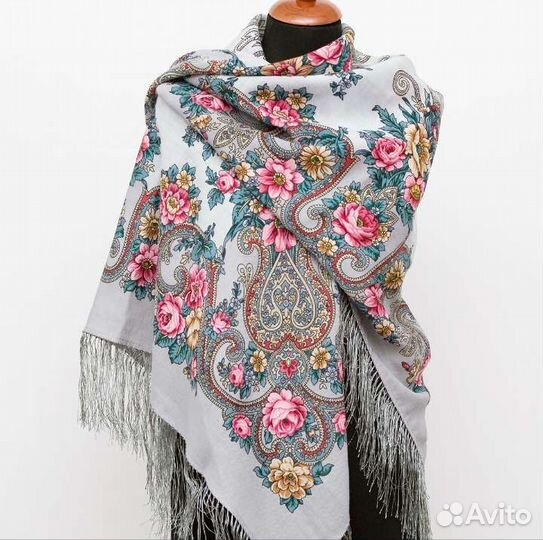 Павловопосадский шерстяной платок