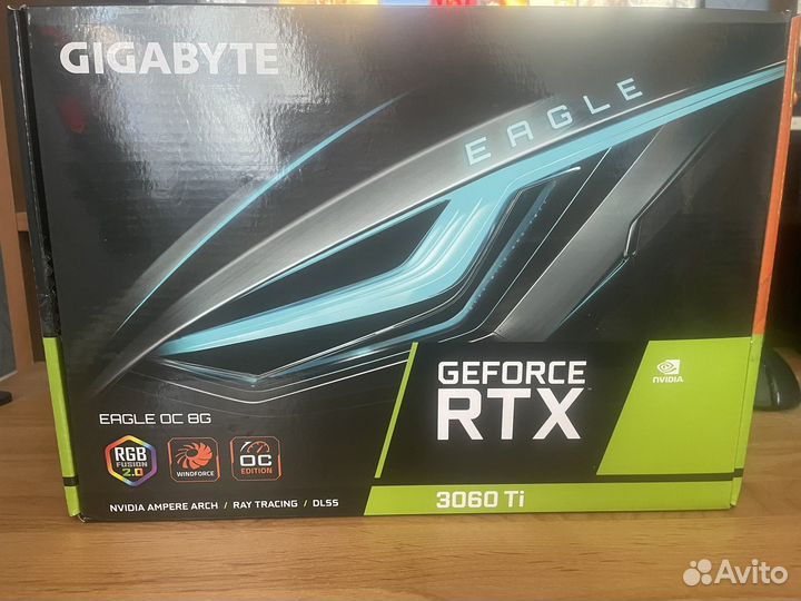 Видеокарта gigabyte GeForce RTX 3060 Ti eagle