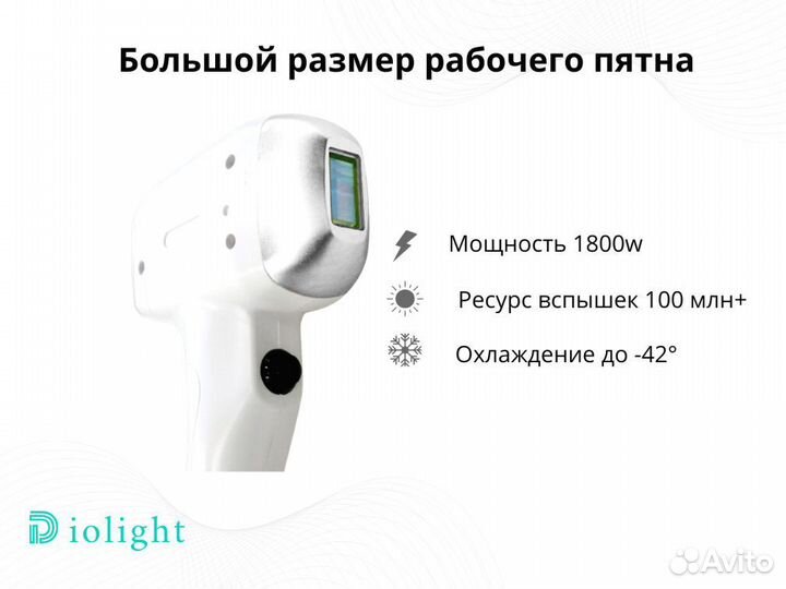 Диодный лазер diolight UltraOne 1800pw, рассрочка