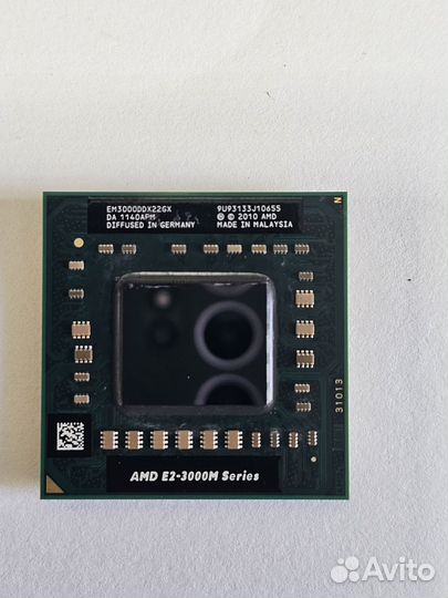 Процессор AMD E2-3000M Series