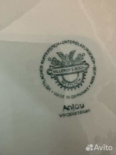Тарелки Villeroy boch Anjou