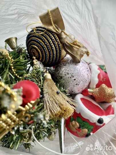 Новогодние игрушки. Ёлка шар сосулька звезда