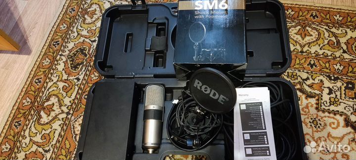 Студийный ламповый микрофон rode NTK
