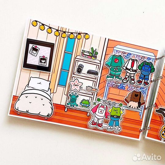 Игры на липучках Альбом Тока Бока