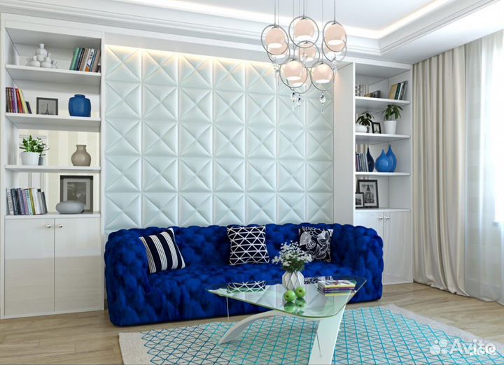 Мягкие стеновые панели с шумоизоляцией