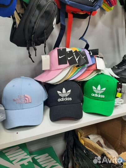 Бейсболка кепки nike Adidas tnf