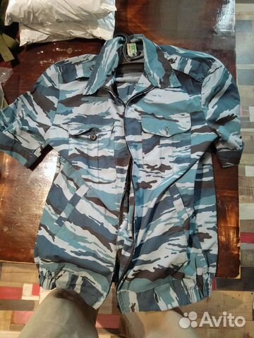 Костюм блок пост синий(лето,короткий рукав)