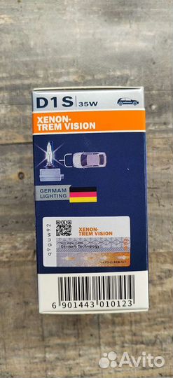 Лампа ксенон D1S/D2S/D3S/D4S 6000K
