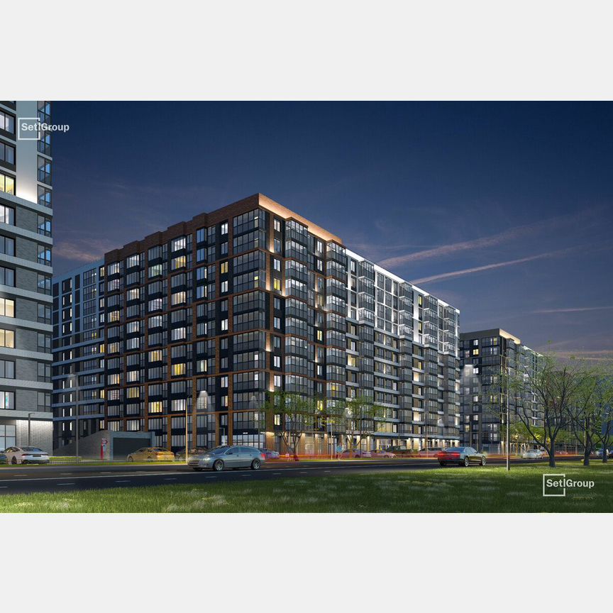 1-к. квартира, 33,7 м², 2/12 эт.
