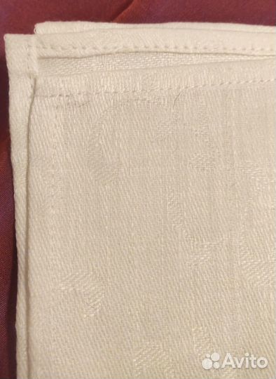 Скатерть бу и салфетки новые лен