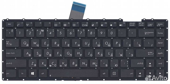 Клавиатура asus X450LC чёрная, OEM