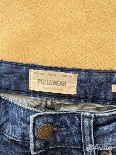 Джинсы мужские pull bear 31 размер