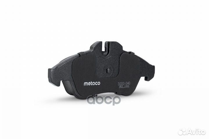 Колодки тормозные передние к-кт '3000-040 metaco