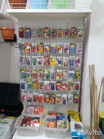 Семена, грунты, инвентарь