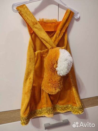 Новогодний костюм для девочки белочка