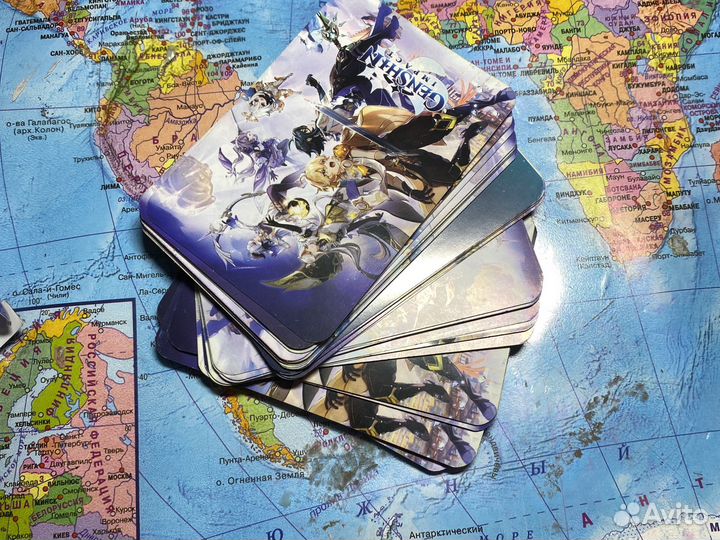 Игральные карты Геншин импакт