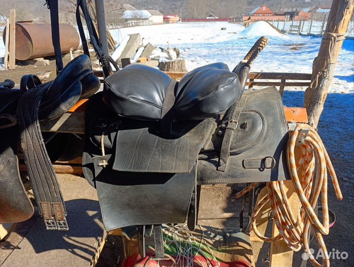 Седло для лошади казачье