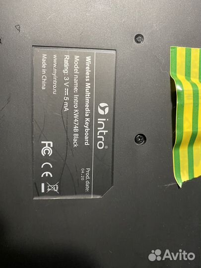 Беспроводная клавиатура маленькая intro