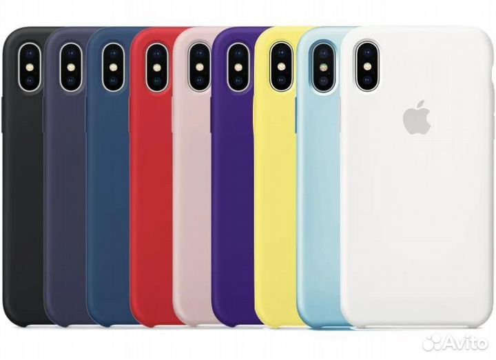 Цветные чехлы для всех моделей iPhone